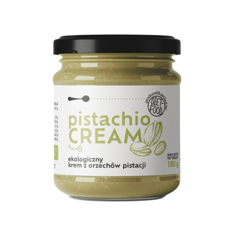 Krem z Orzechów Pistacji BIO - 180g - Diet-Food