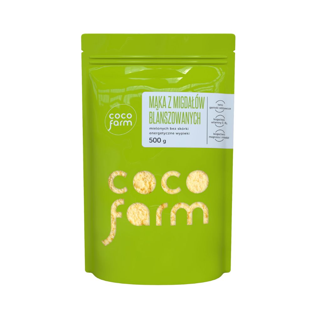 Mąka z migdałów blanszowanych - 500 g - COCO FARM