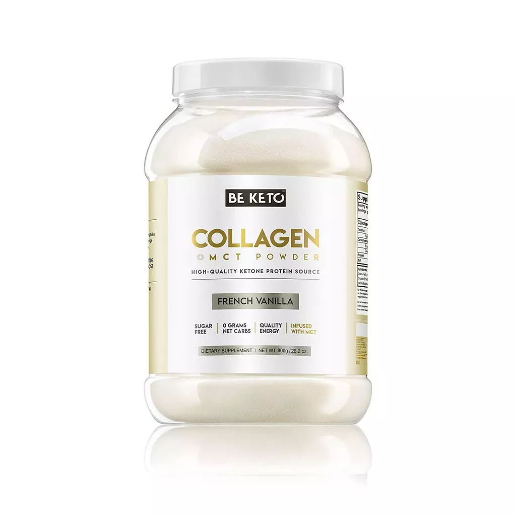 Francuska wanilia - Kolagen z Olejem MCT - 800g - BeKeto