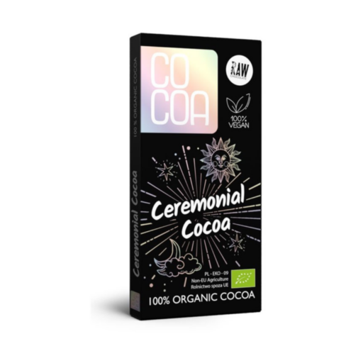 cocoa.czekolada.raw Kakao Ceremonialne Tabliczka BIO - 50g - COCOA