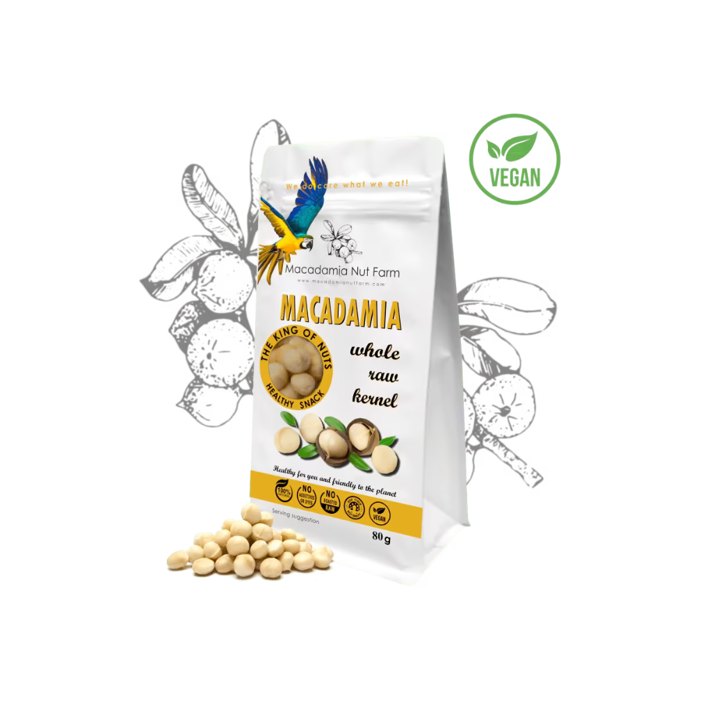 Orzechy Makadamia Premium bez Łupiny Macadamia Nut Farm 80g