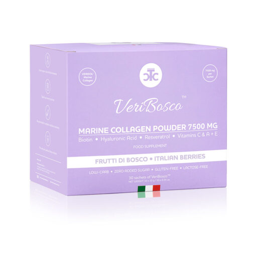VeriBosco Marine Collagen 7500mg Forest Fruit Flavour – 30 sachets - The Collagen Company
