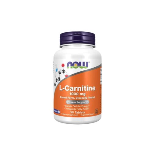 l-carnitine L-Carnitine 1000mg - 50 tabl - Now Foods