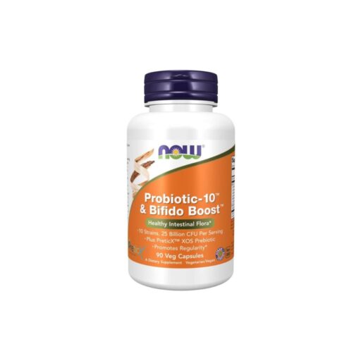 Probiotic-10 & Bifido Boost - 90 vegan kaps - Now Foods