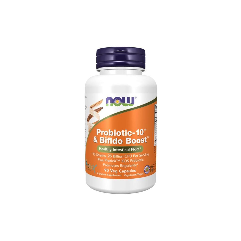 probiotic.nowfood Probiotic-10 & Bifido Boost - 90 vegan kaps - Now Foods