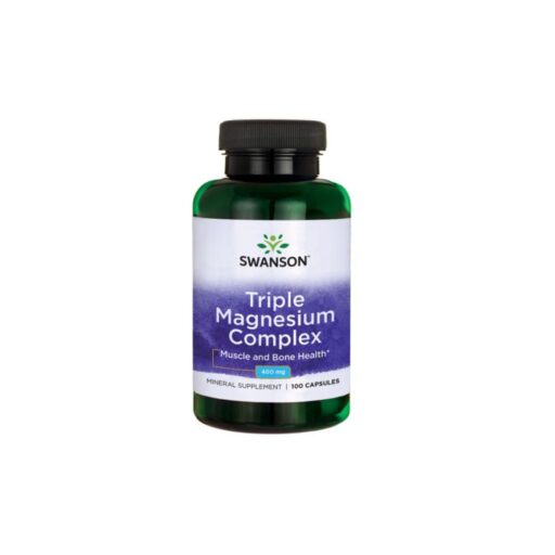 Triple Magnesium Complex 400mg - 100 kaps - Swanson