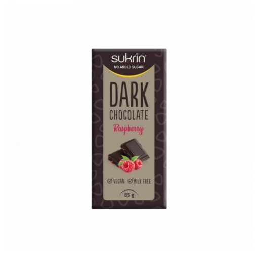 Gorzka Czekolada z Malinami - 85g - SUKRIN