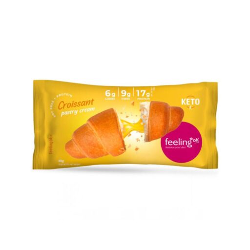 Croissant Keto z Kremem Patisserie - 65g - Feeling Ok