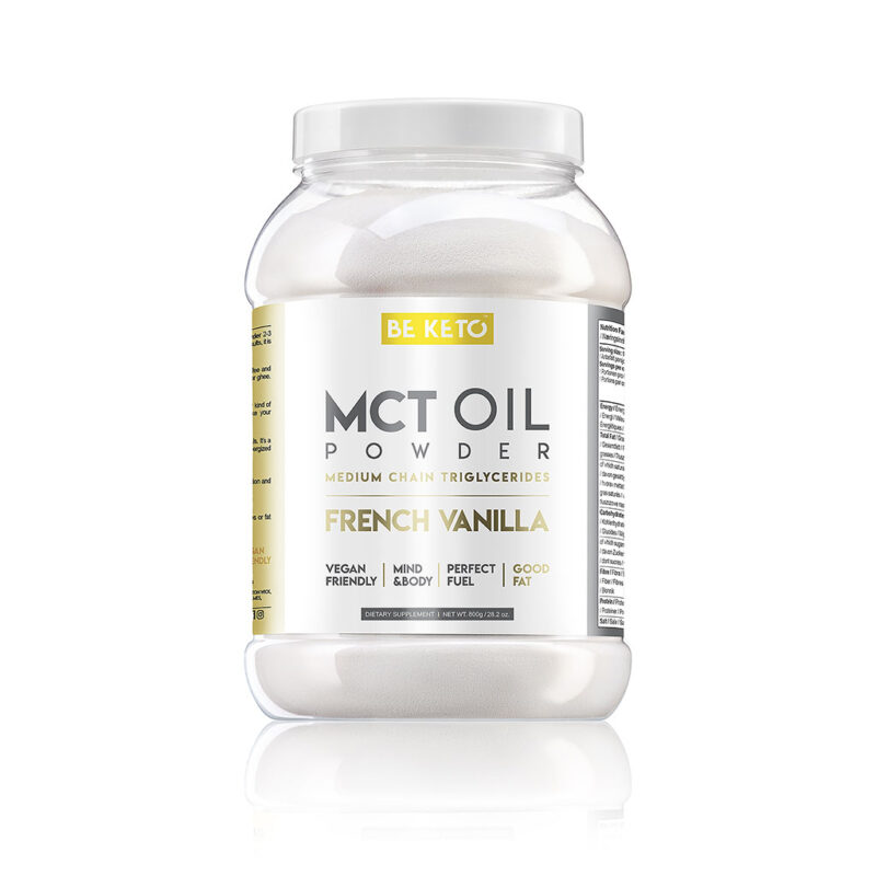 Olej MCT w Proszku Francuska Wanilia - 800g - Beketo