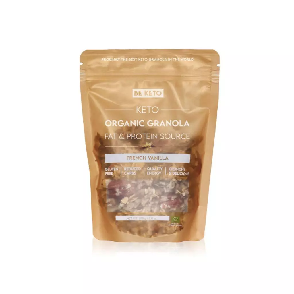 BIO Keto Granola – Francuska Wanilia 250g - Beketo