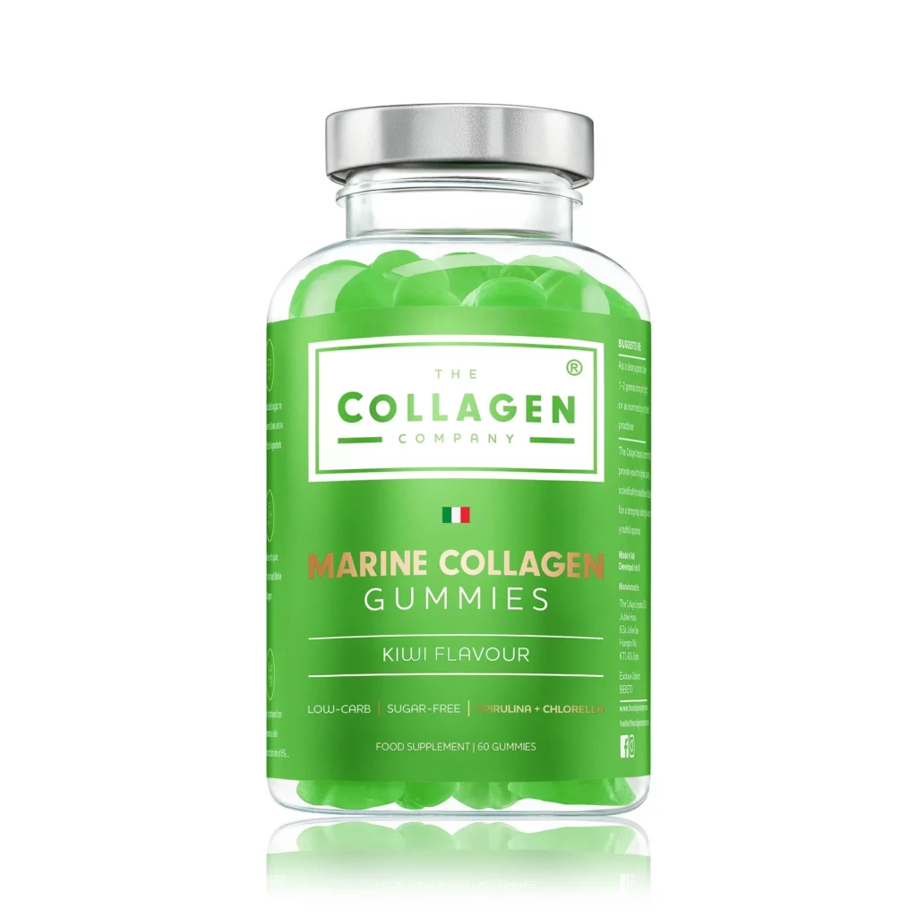 TheCollagenCompany-Kiwi-Marine-Collagen-Gummies.jpeg Żelki z kolagenem morskim o smaku Kiwi - The Collagen Company